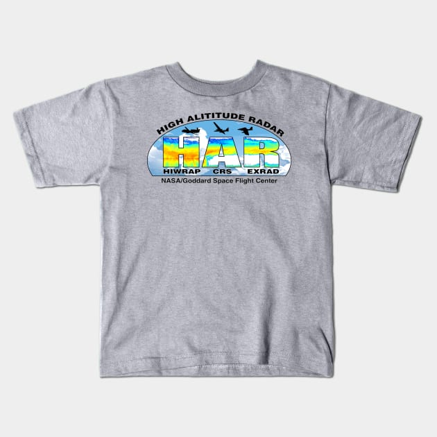 High Altitude Radar Group Logo Kids T-Shirt by Spacestuffplus